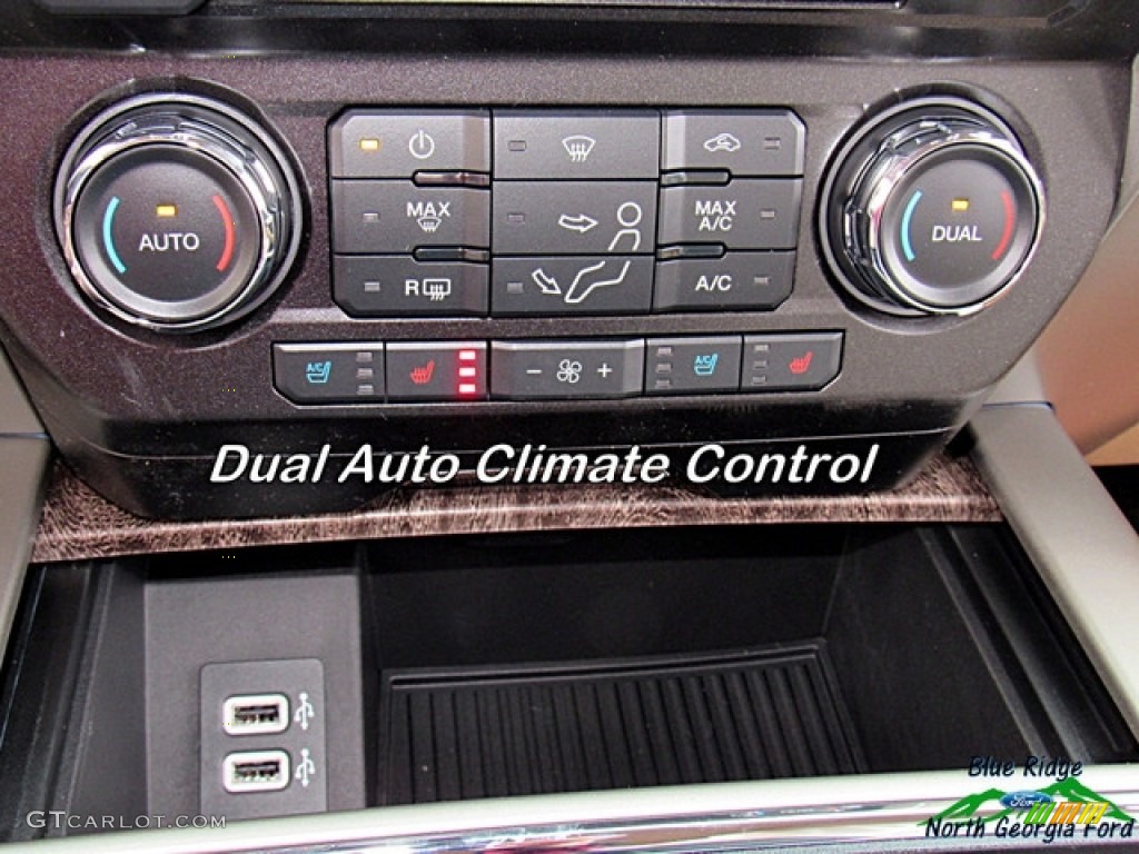 2018 F250 Super Duty Lariat Crew Cab 4x4 - Blue Jeans / Camel photo #26