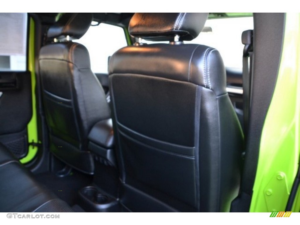 2012 Wrangler Unlimited Rubicon 4x4 - Gecko Green / Black/Dark Saddle photo #20