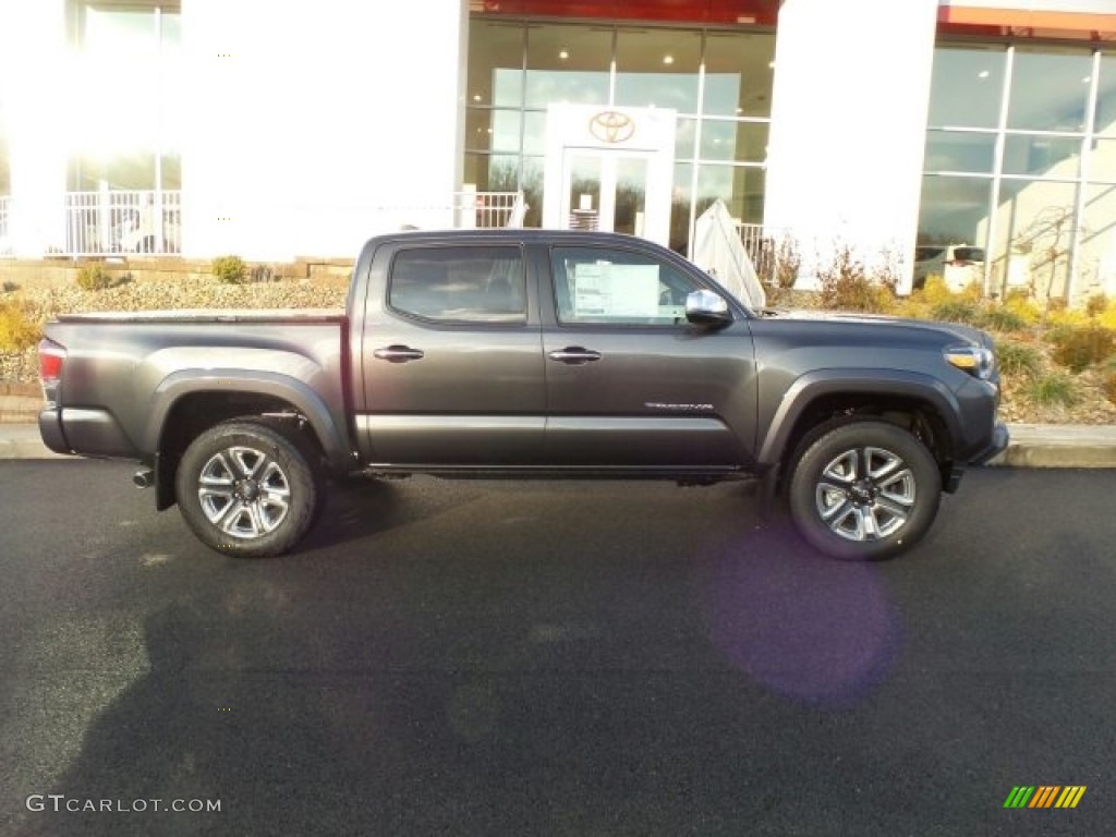 Magnetic Gray Metallic 2018 Toyota Tacoma Limited Double Cab 4x4 Exterior Photo #124497317