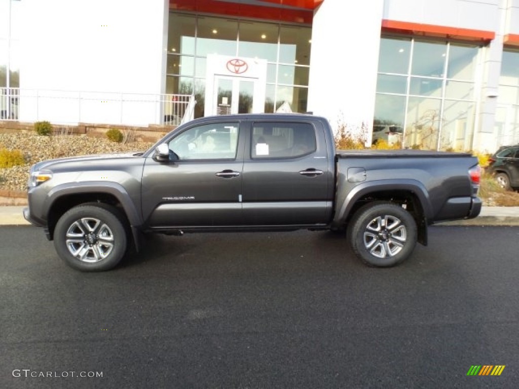 Magnetic Gray Metallic 2018 Toyota Tacoma Limited Double Cab 4x4 Exterior Photo #124497392