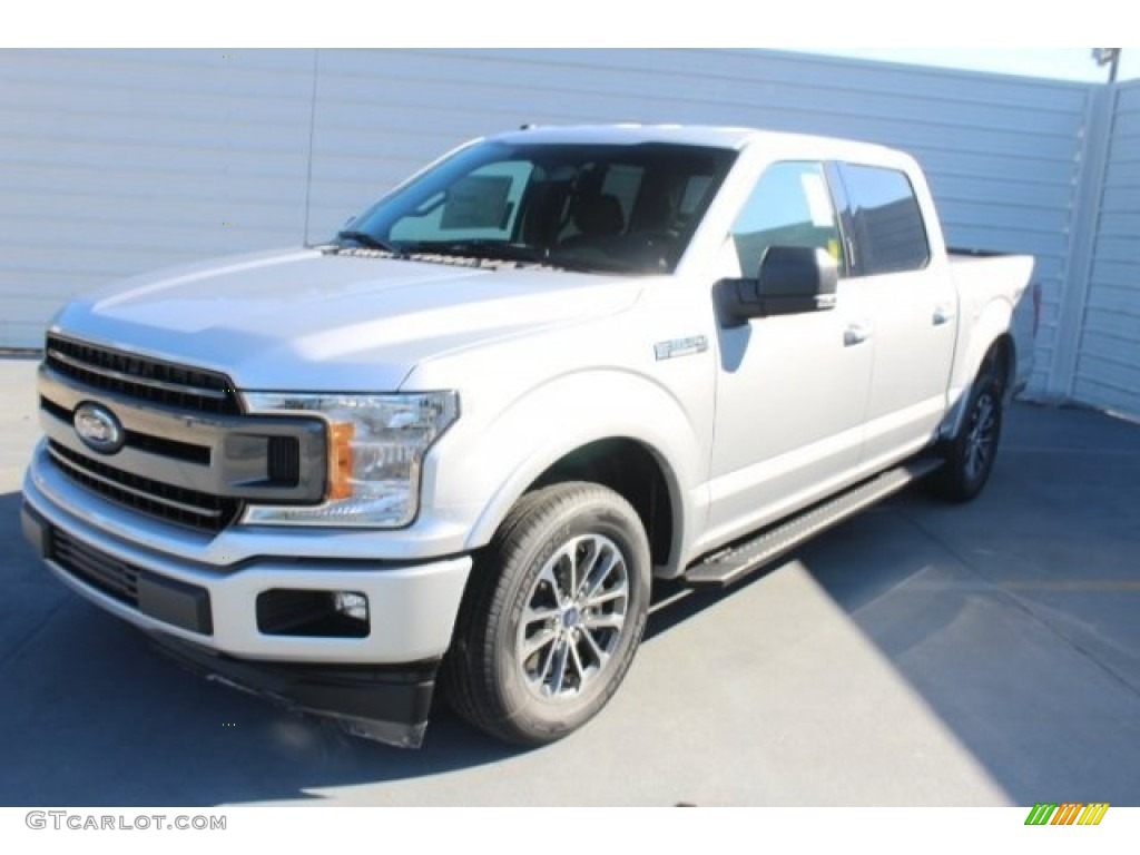 2018 F150 XLT SuperCrew 4x4 - Ingot Silver / Black photo #3