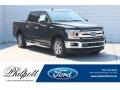 2018 Shadow Black Ford F150 XL SuperCrew 4x4  photo #1