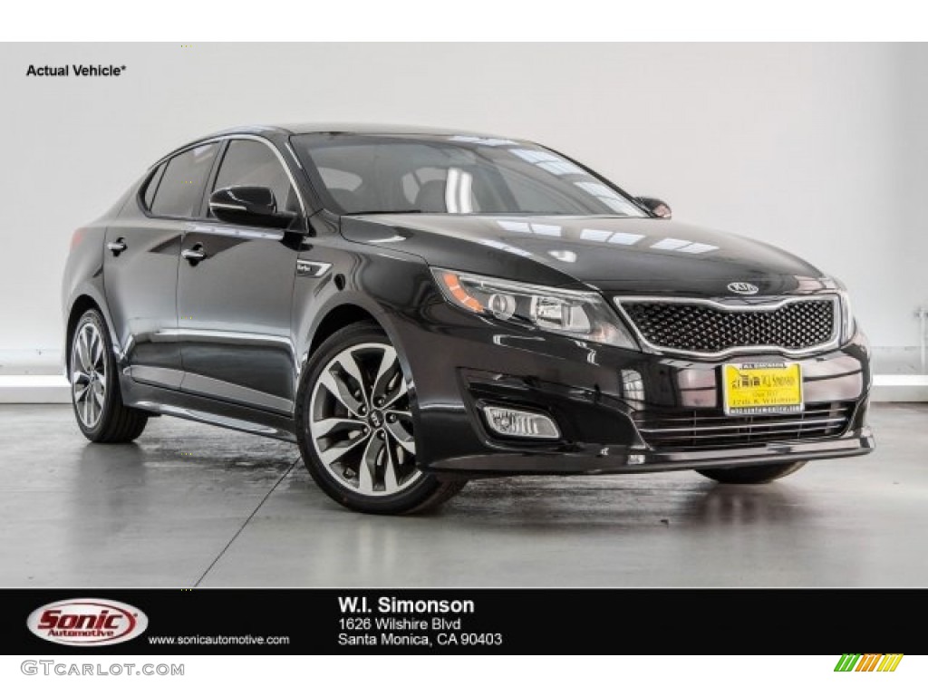 2015 Optima SX Turbo - Ebony Black / Black photo #1