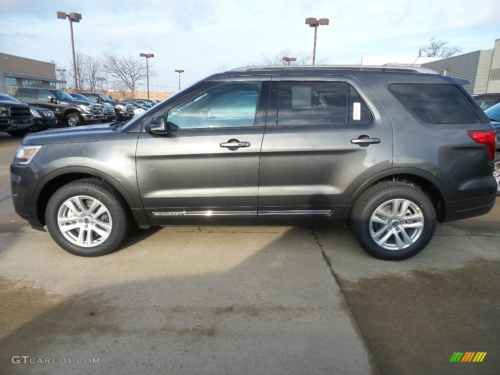 2018 Explorer XLT 4WD - Magnetic Metallic / Ebony Black photo #3