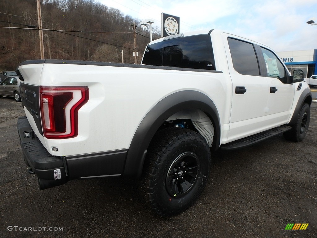 2018 F150 SVT Raptor SuperCrew 4x4 - Oxford White / Raptor Black photo #2