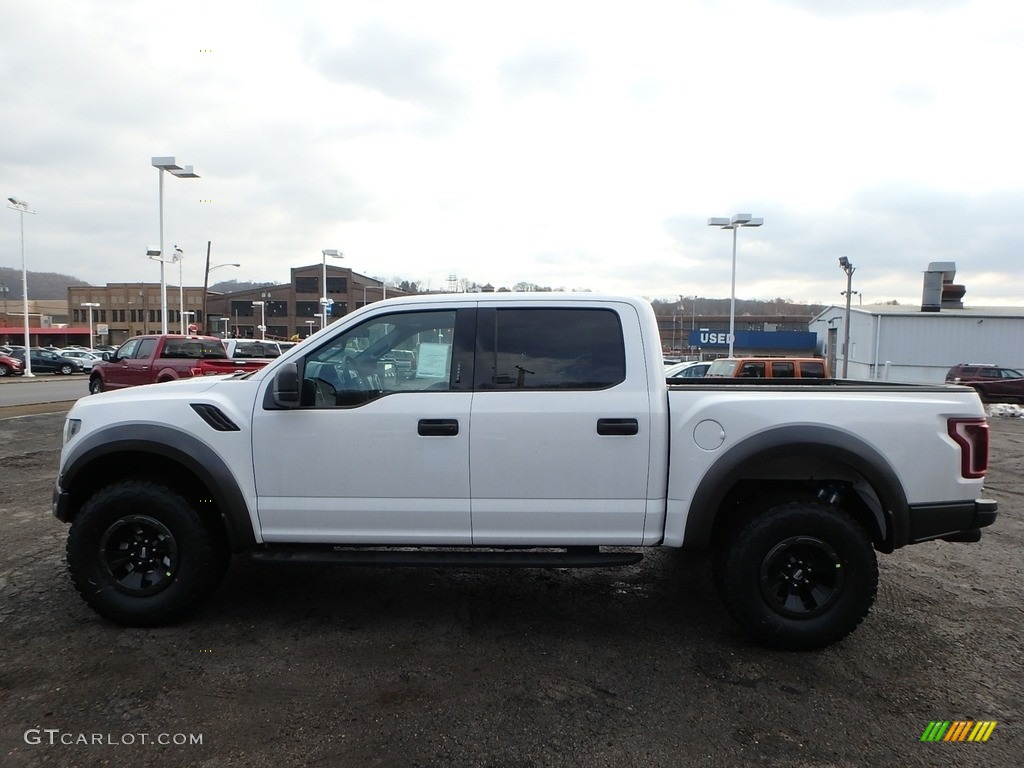 2018 F150 SVT Raptor SuperCrew 4x4 - Oxford White / Raptor Black photo #6