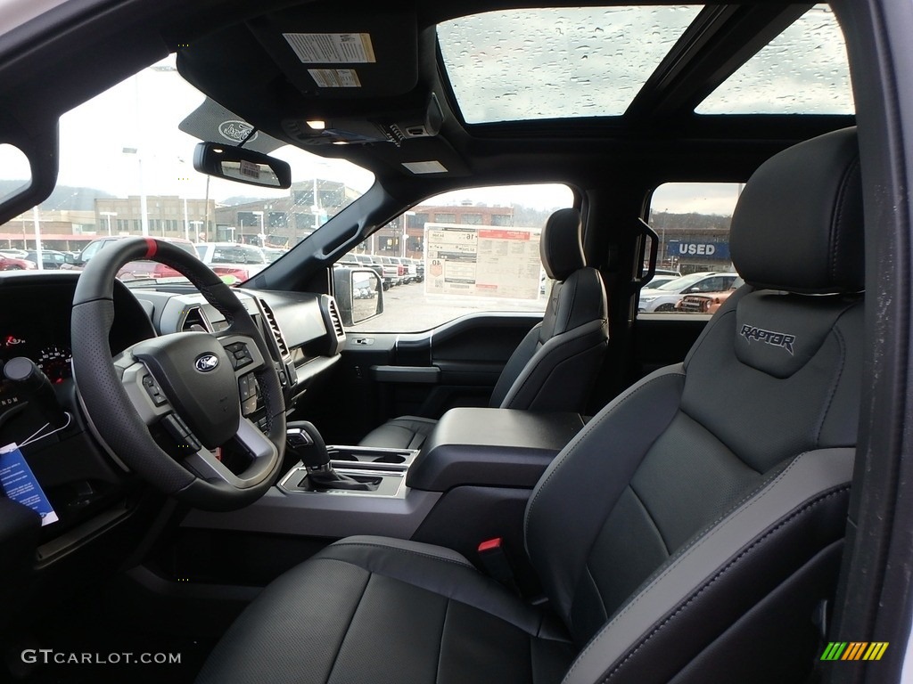 2018 Ford F150 SVT Raptor SuperCrew 4x4 Front Seat Photo #124502171