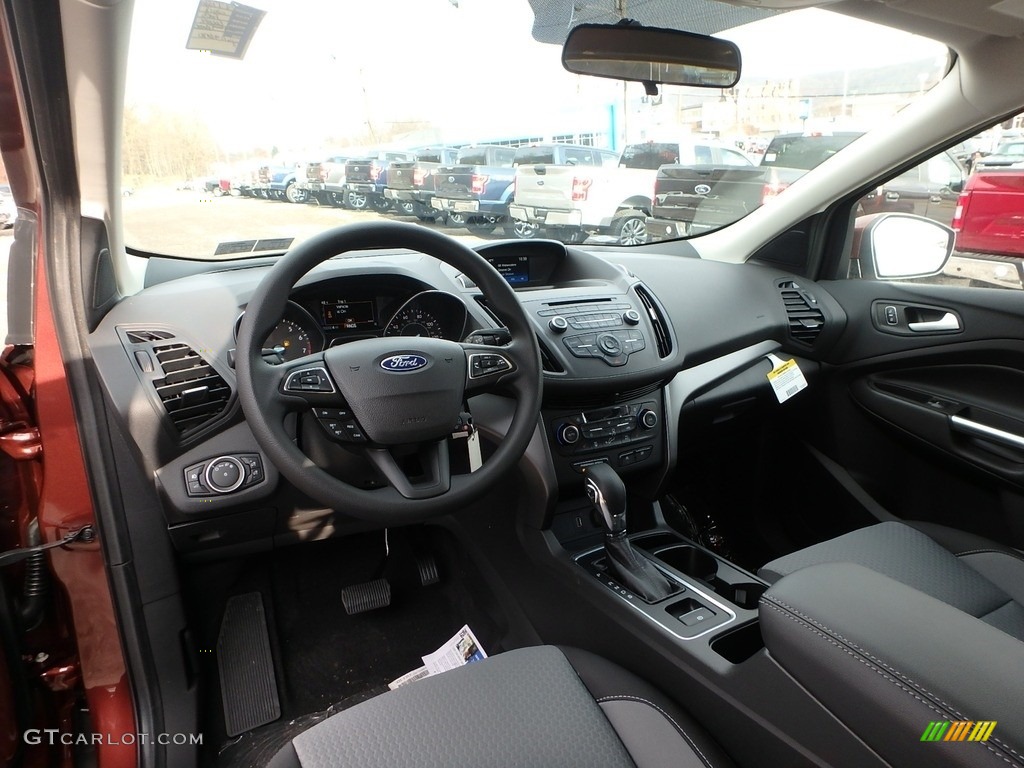 Charcoal Black Interior 2018 Ford Escape SE 4WD Photo #124502246