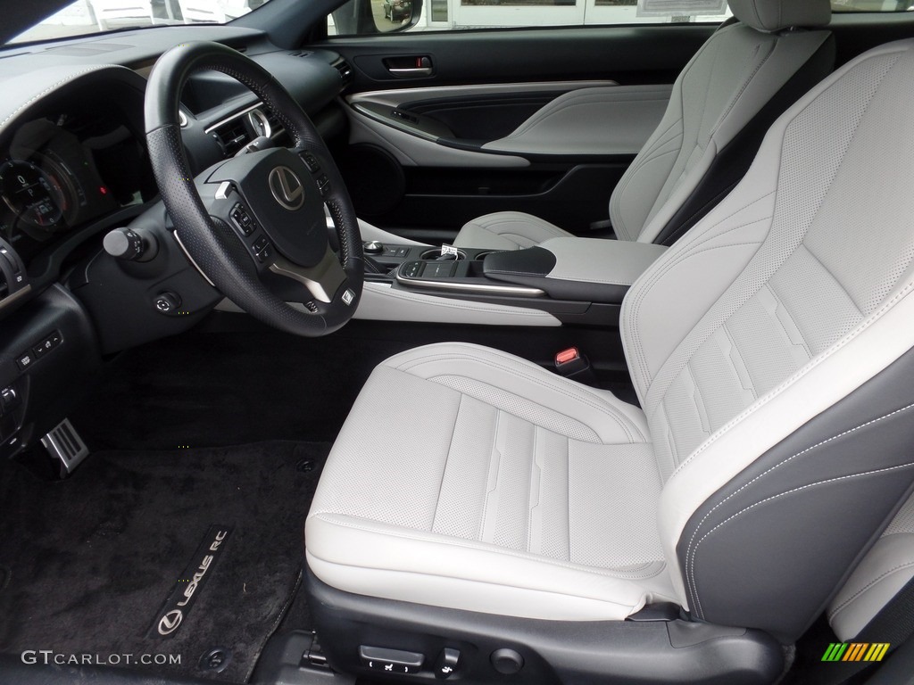 Stratus Gray Interior 2016 Lexus RC 350 F Sport Coupe Photo #124505693
