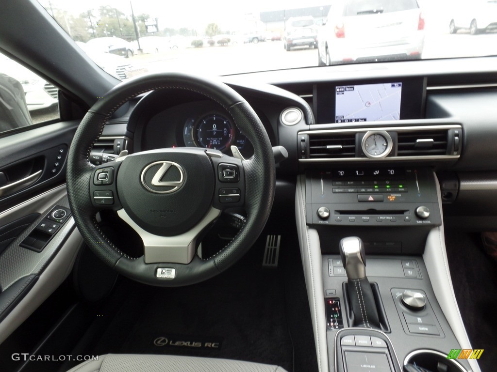 2016 Lexus RC 350 F Sport Coupe Stratus Gray Dashboard Photo #124505829