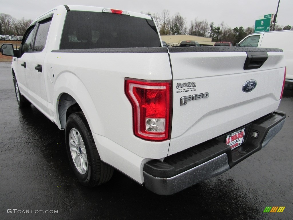 2017 F150 XLT SuperCrew - Oxford White / Light Camel photo #3