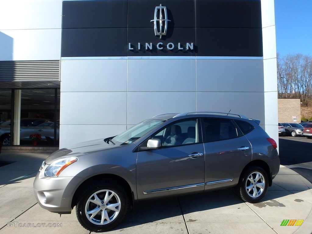 2011 Rogue SV AWD - Platinum Graphite / Black photo #1