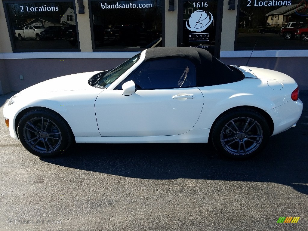 2009 MX-5 Miata Grand Touring Roadster - Marble White / Havana Brown photo #7