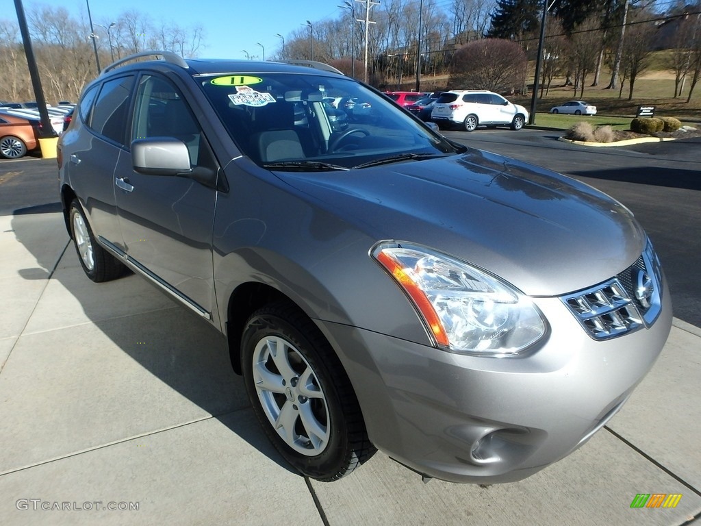 2011 Rogue SV AWD - Platinum Graphite / Black photo #8