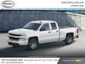 Summit White - Silverado 1500 Custom Double Cab 4x4 Photo No. 2