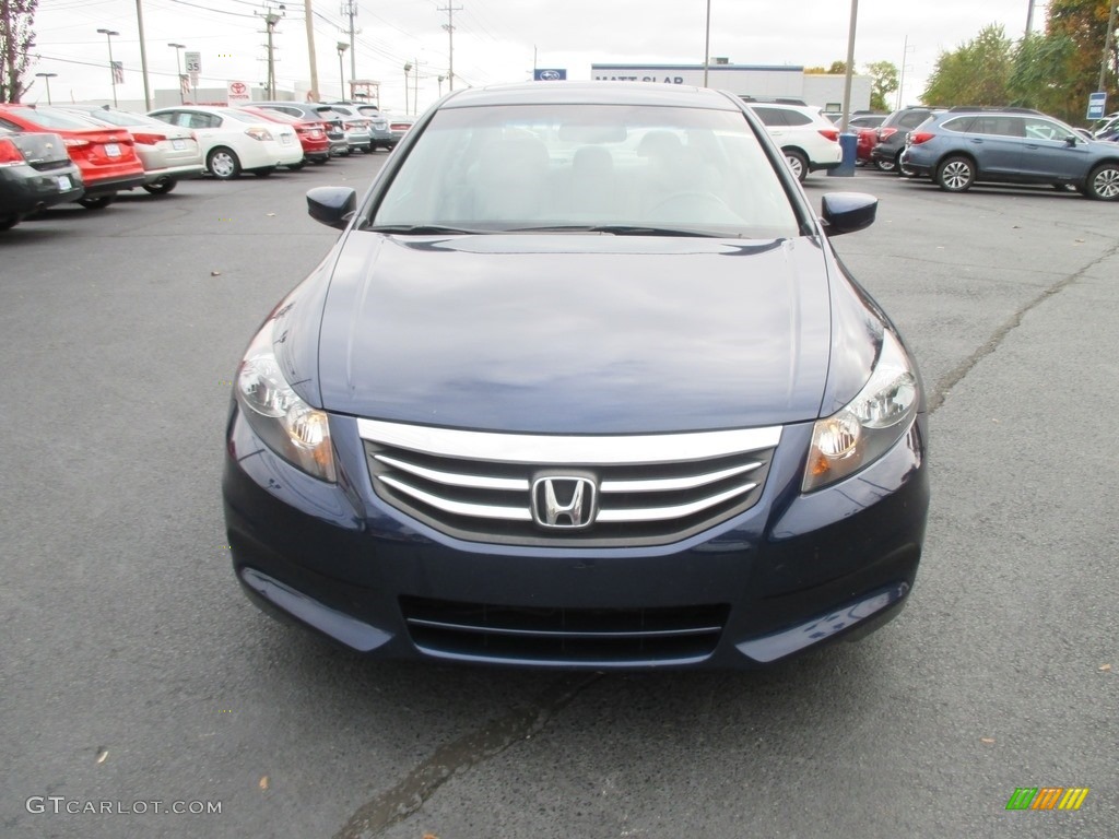 2012 Accord EX-L Sedan - Celestial Blue Metallic / Gray photo #3