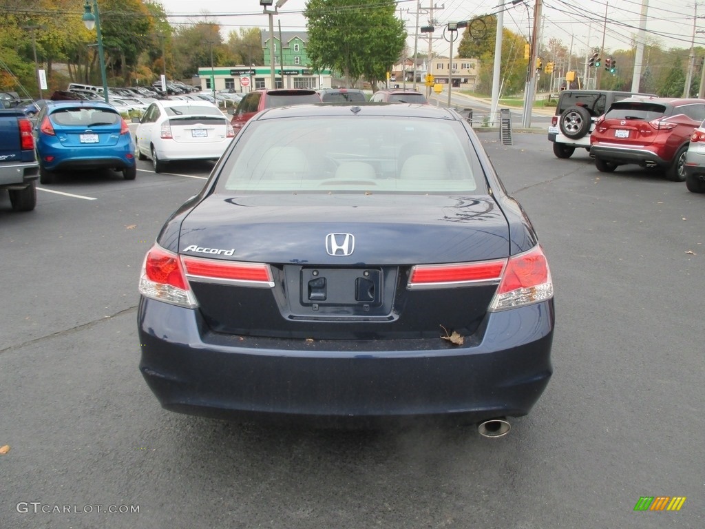 2012 Accord EX-L Sedan - Celestial Blue Metallic / Gray photo #7