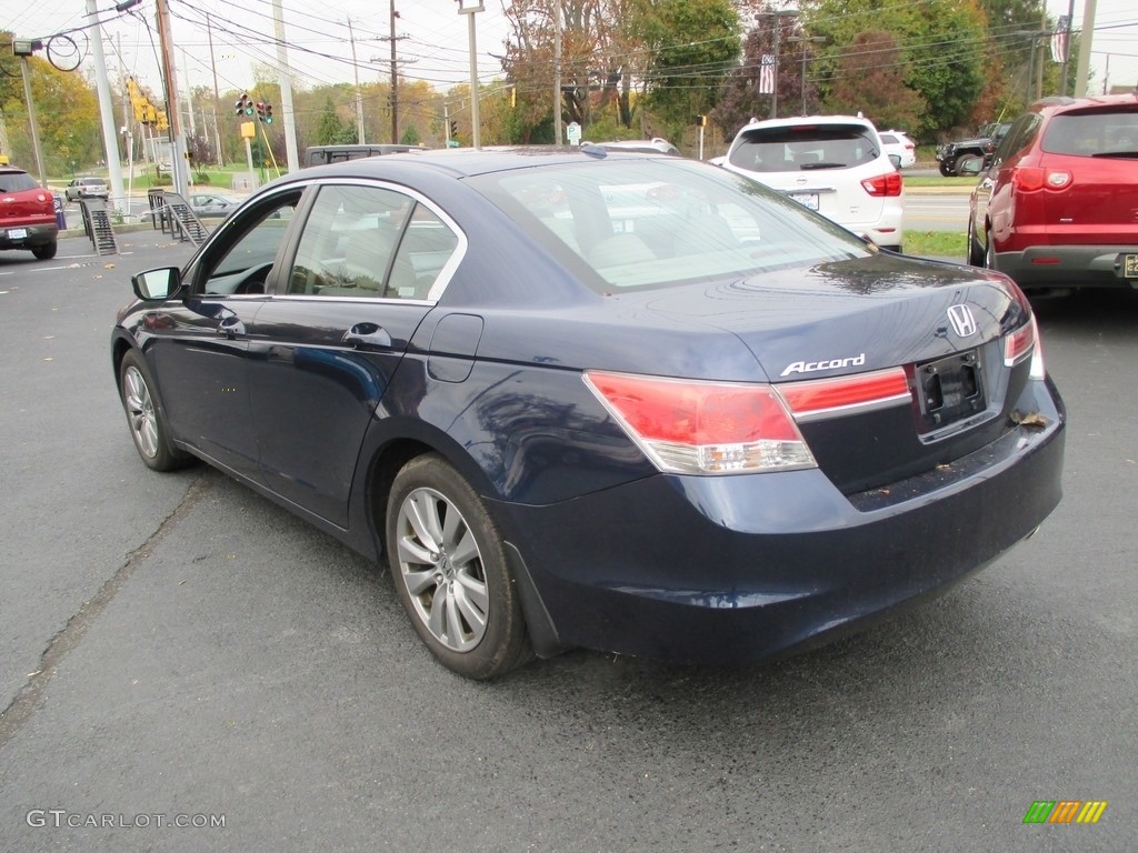 2012 Accord EX-L Sedan - Celestial Blue Metallic / Gray photo #8