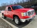 Fire Red - Sierra 1500 SLE Extended Cab 4x4 Photo No. 8