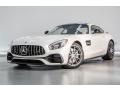 designo Diamond White Metallic 2018 Mercedes-Benz AMG GT Coupe Exterior