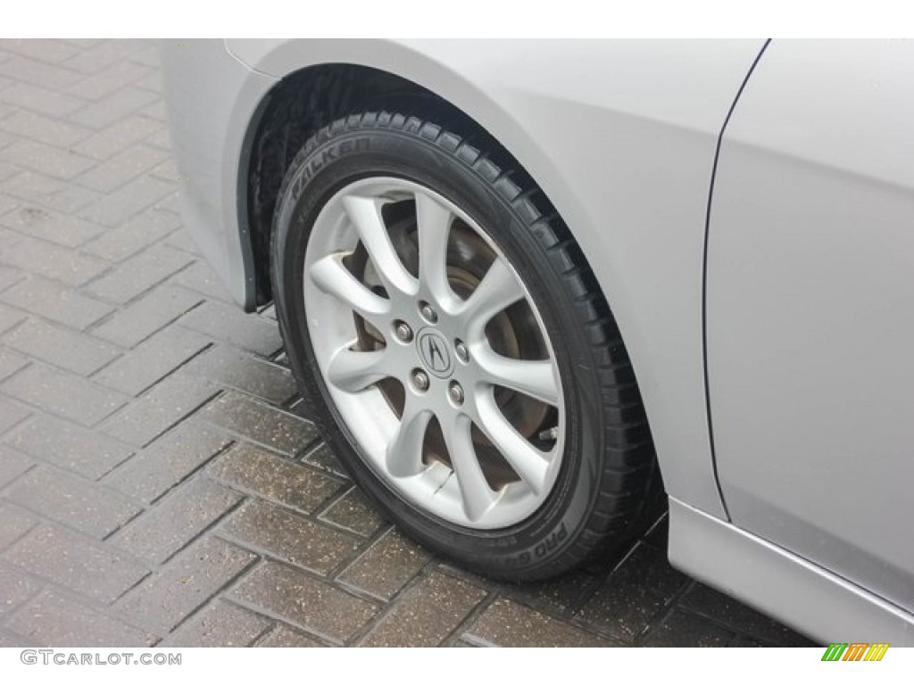 2008 TSX Sedan - Alabaster Silver Metallic / Ebony photo #14