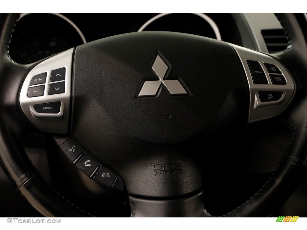 2010 Outlander ES - Labrador Black Pearl / Black photo #7