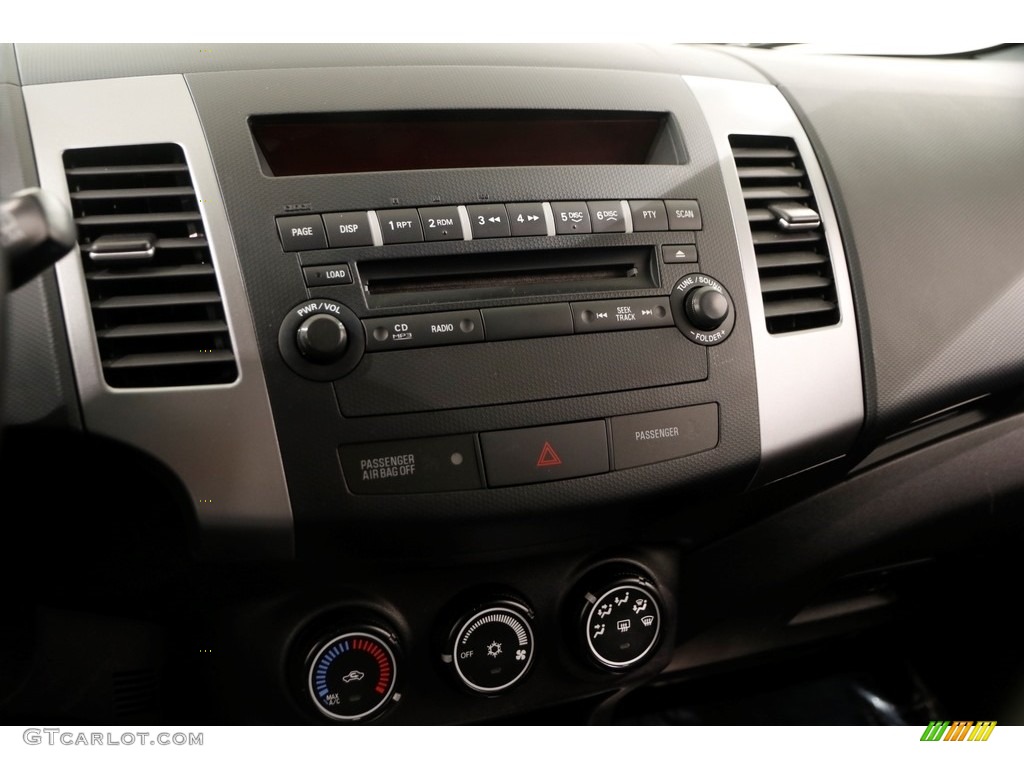 2010 Outlander ES - Labrador Black Pearl / Black photo #9