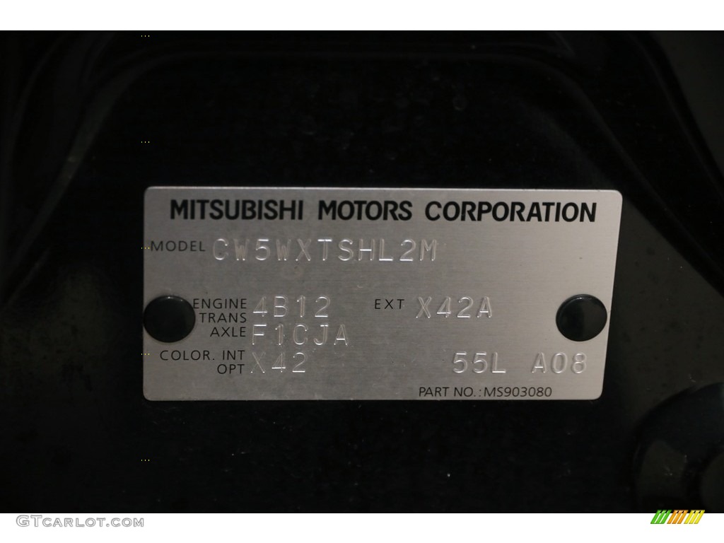 2010 Outlander ES - Labrador Black Pearl / Black photo #18
