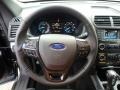 Ebony Black 2018 Ford Explorer XLT 4WD Steering Wheel