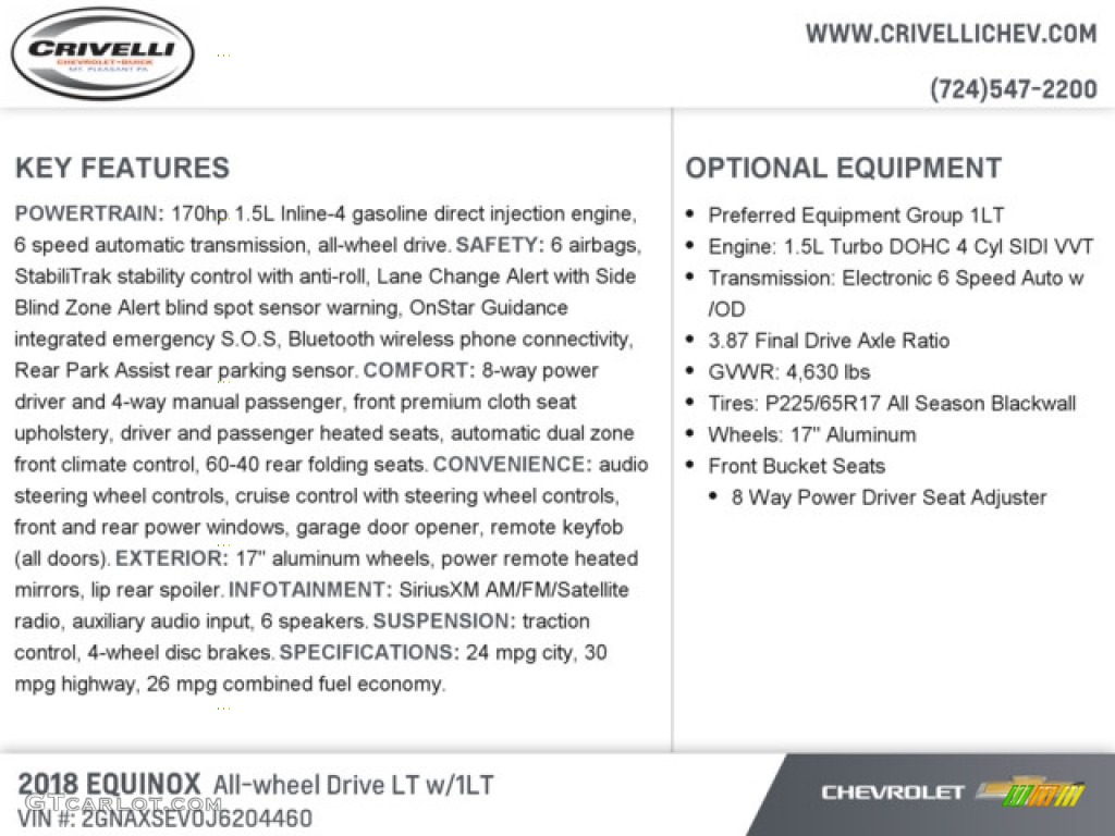 2018 Equinox LT AWD - Cajun Red Tintcoat / Jet Black photo #8