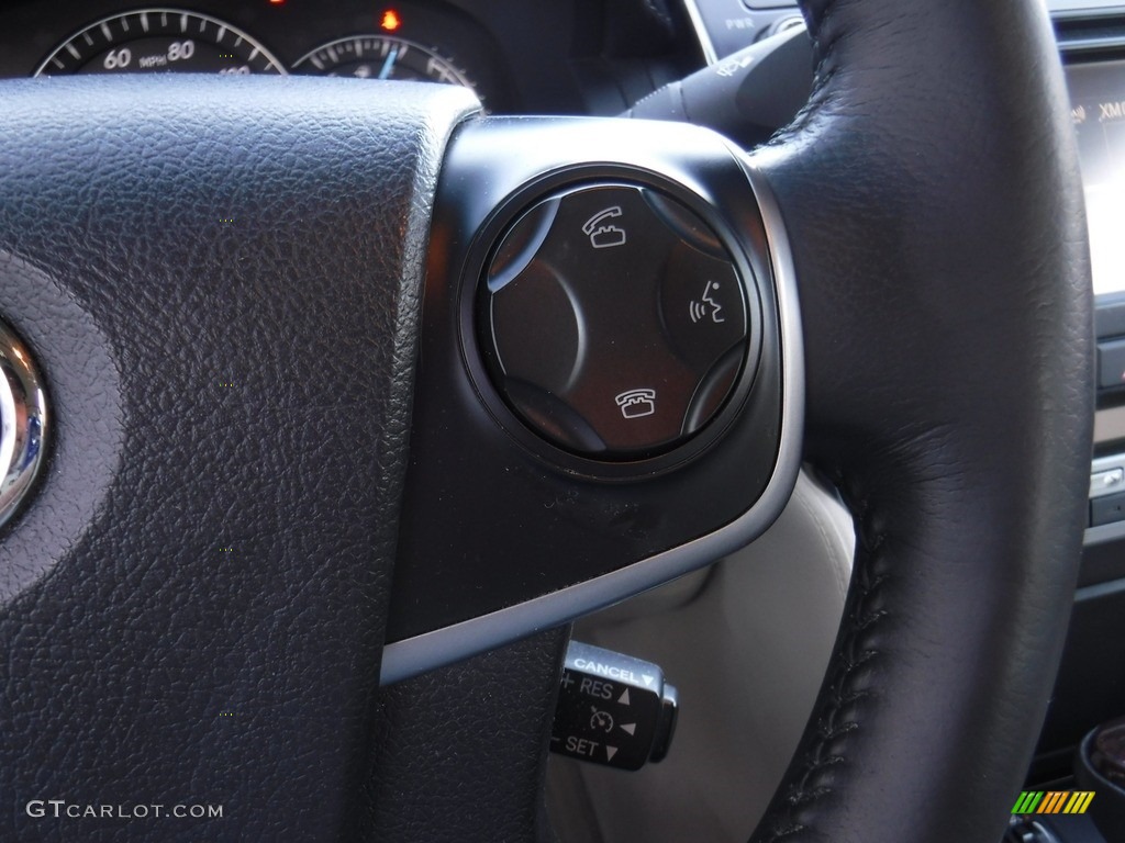 2014 Camry XLE V6 - Super White / Ivory photo #26