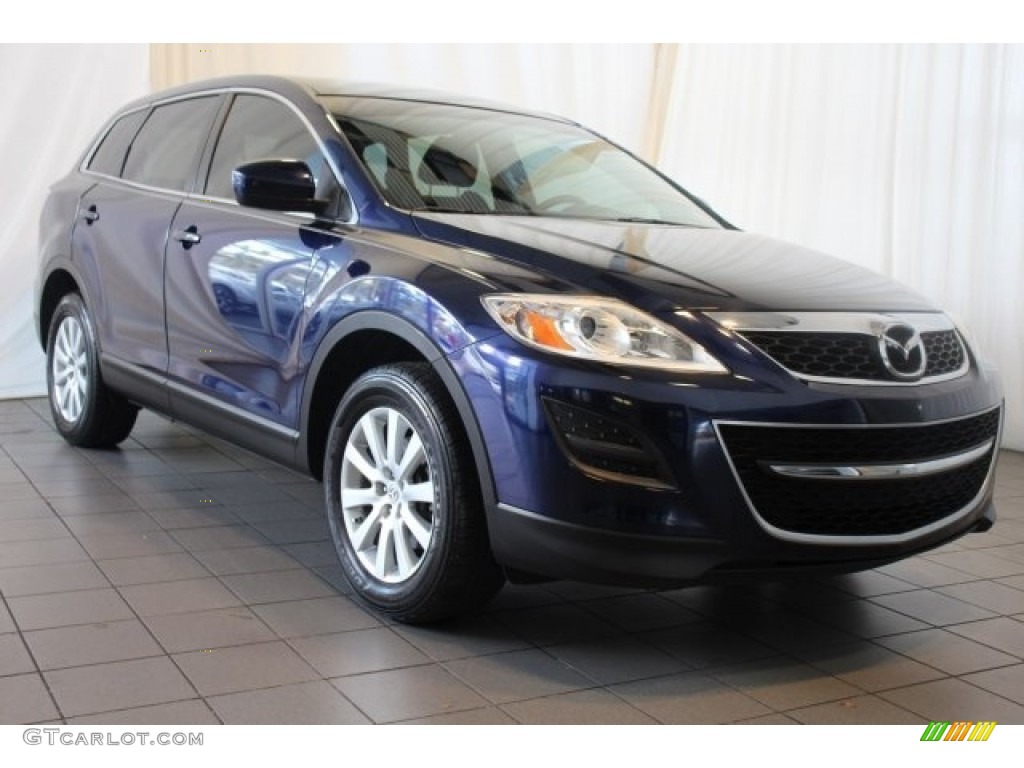 2010 CX-9 Sport - Stormy Blue Mica / Black photo #2