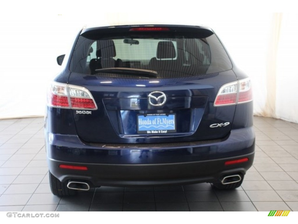 2010 CX-9 Sport - Stormy Blue Mica / Black photo #7