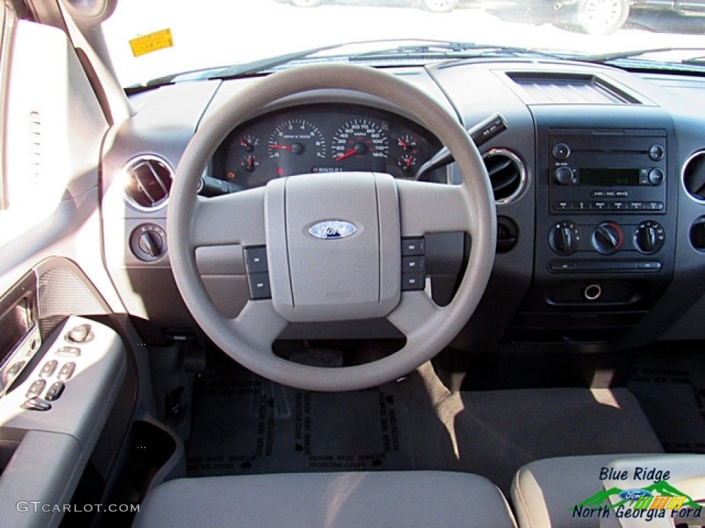 2004 F150 XLT SuperCab - Medium Wedgewood Blue Metallic / Medium/Dark Flint photo #16