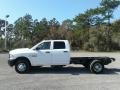 2018 Bright White Ram 3500 Tradesman Crew Cab Chassis  photo #2