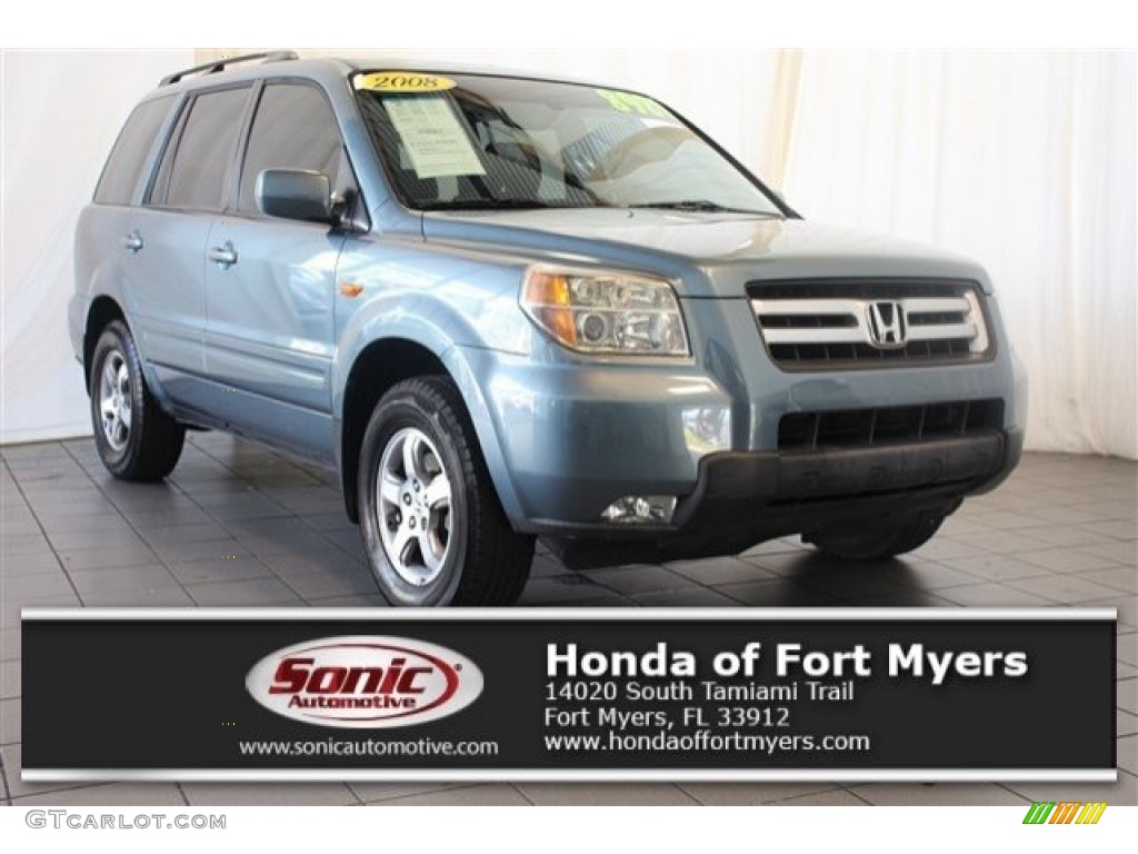 Steel Blue Metallic Honda Pilot