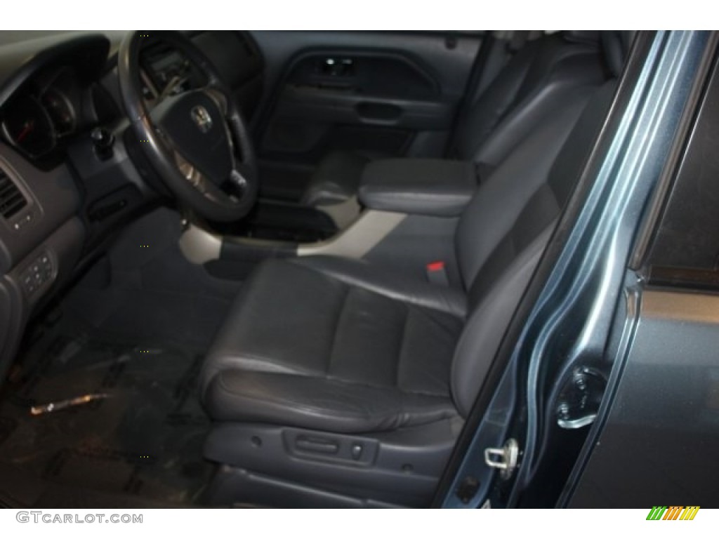 2008 Pilot EX-L - Steel Blue Metallic / Gray photo #11