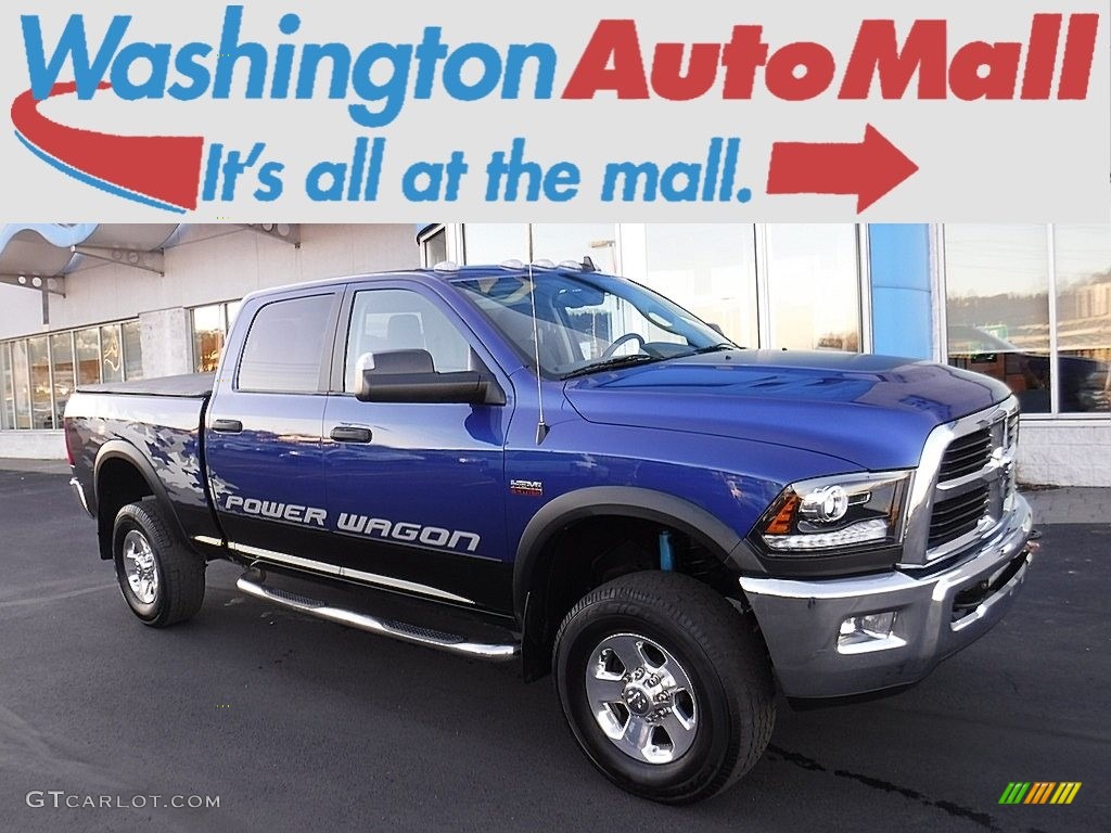 2016 2500 Power Wagon Crew Cab 4x4 - True Blue Pearl / Black/Diesel Gray photo #1