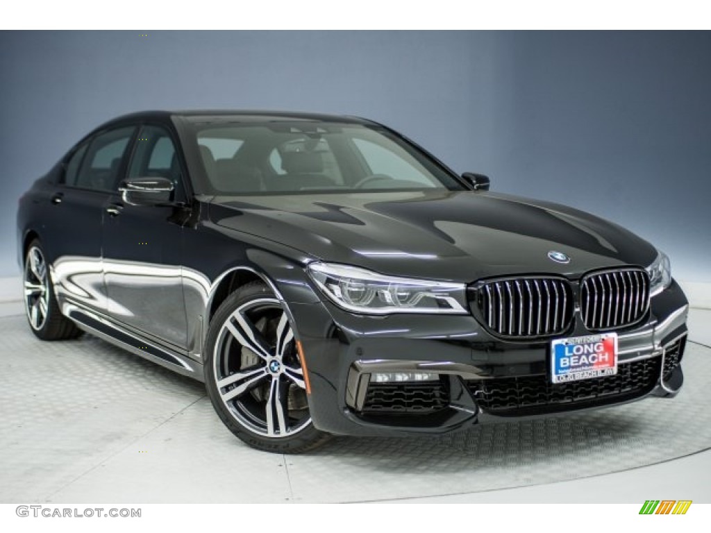 2018 7 Series 750i Sedan - Black Sapphire Metallic / Black photo #11