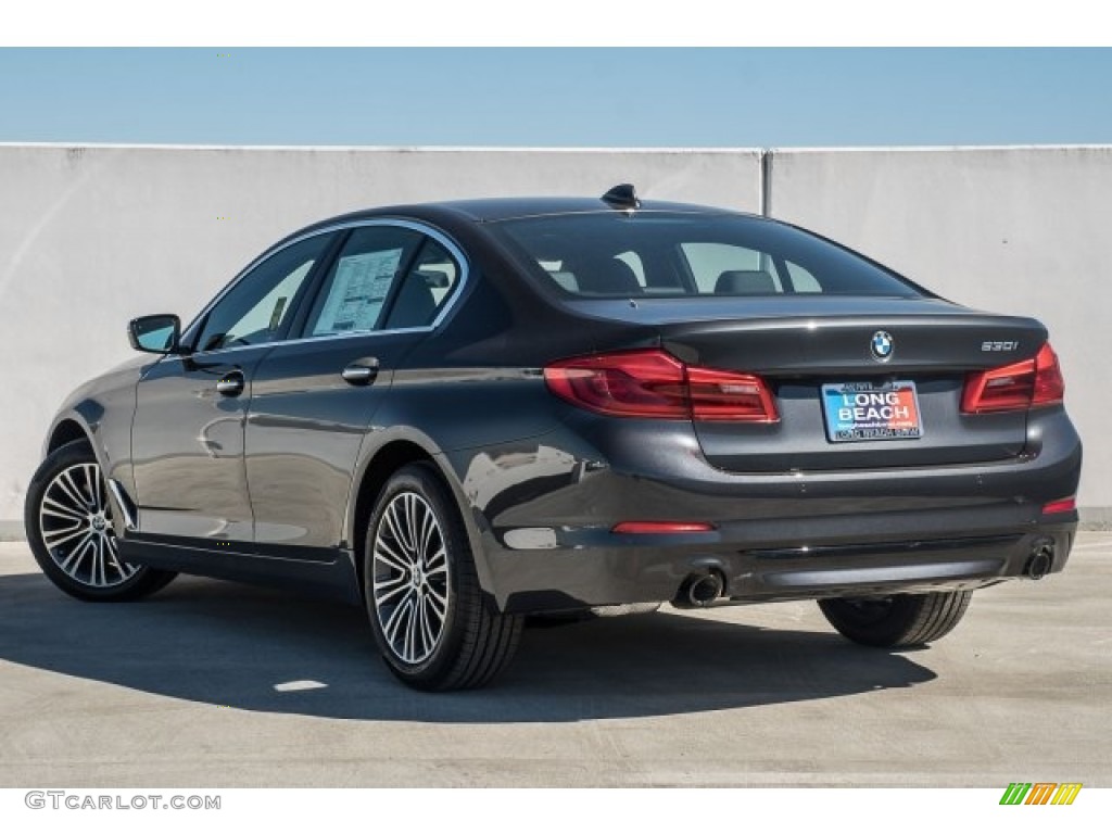 2018 5 Series 530i Sedan - Dark Graphite Metallic / Black photo #3