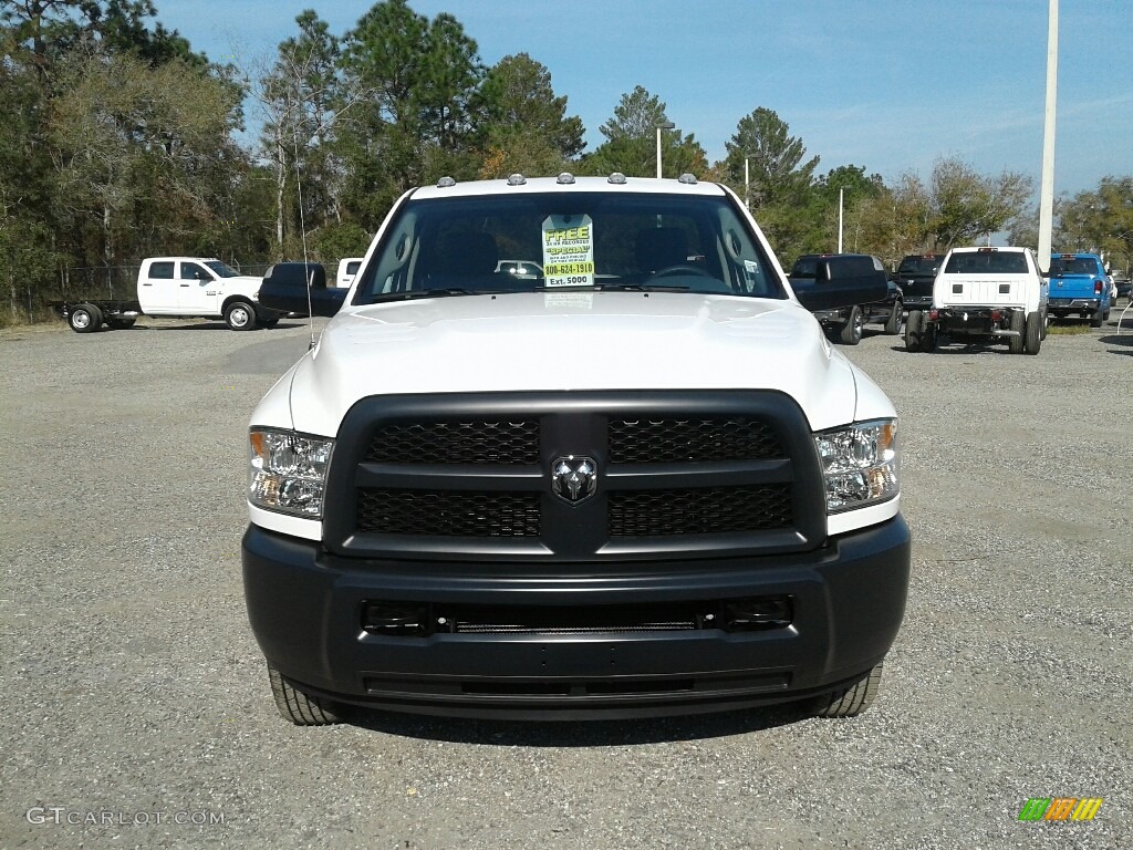 2018 3500 Tradesman Regular Cab 4x4 Chassis - Bright White / Black/Diesel Gray photo #8