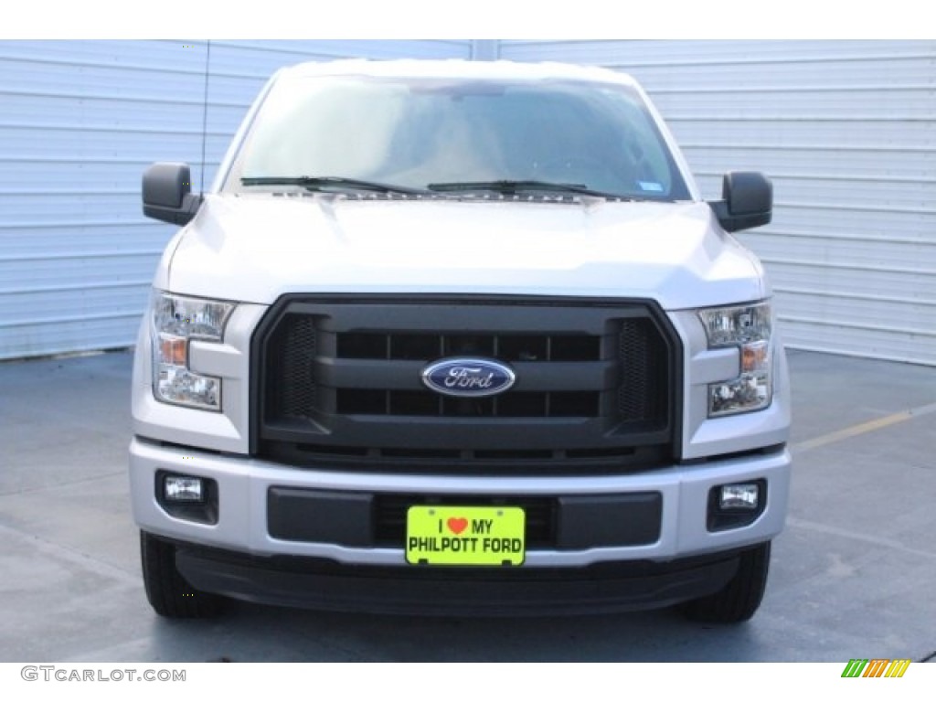 2016 F150 XL SuperCab - Ingot Silver / Medium Earth Gray photo #2