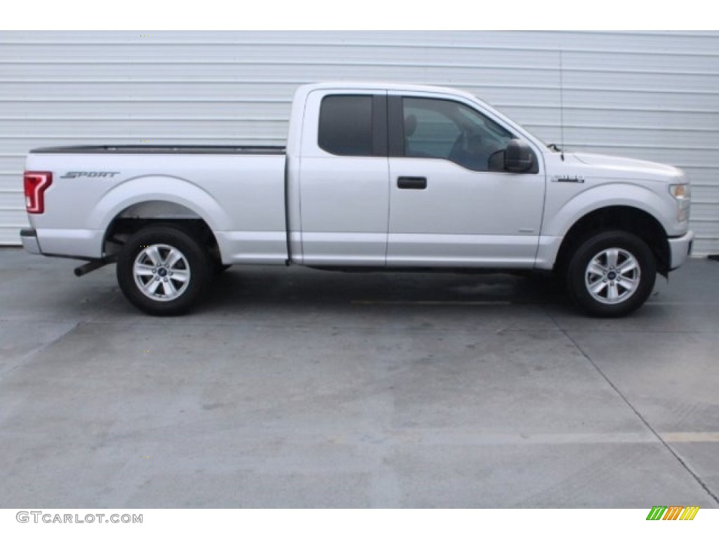 2016 F150 XL SuperCab - Ingot Silver / Medium Earth Gray photo #12
