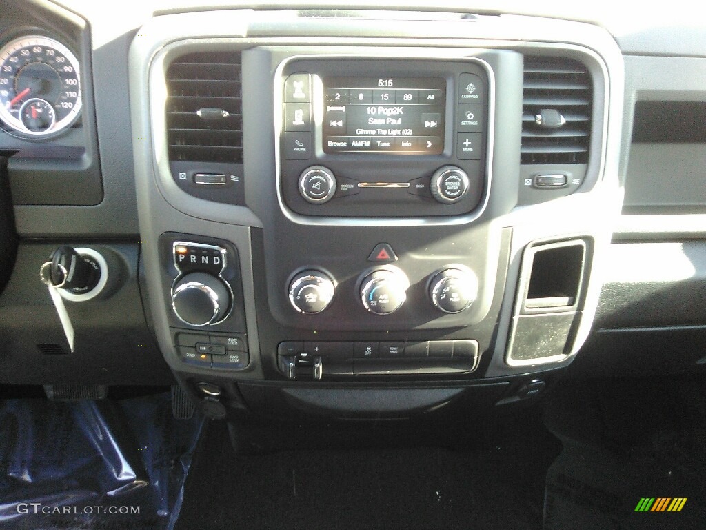 2018 1500 Express Crew Cab 4x4 - Brilliant Black Crystal Pearl / Black/Diesel Gray photo #6