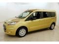 2017 Solar Yellow Ford Transit Connect XLT Wagon  photo #3