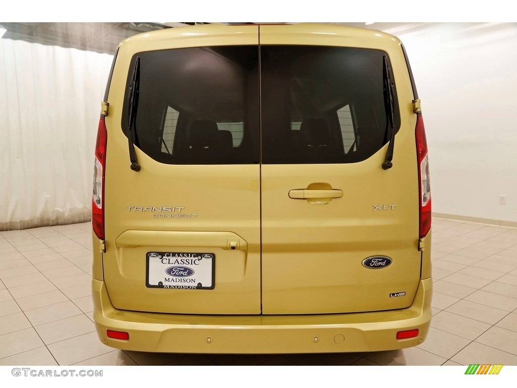 2017 Transit Connect XLT Wagon - Solar Yellow / Charcoal Black photo #23