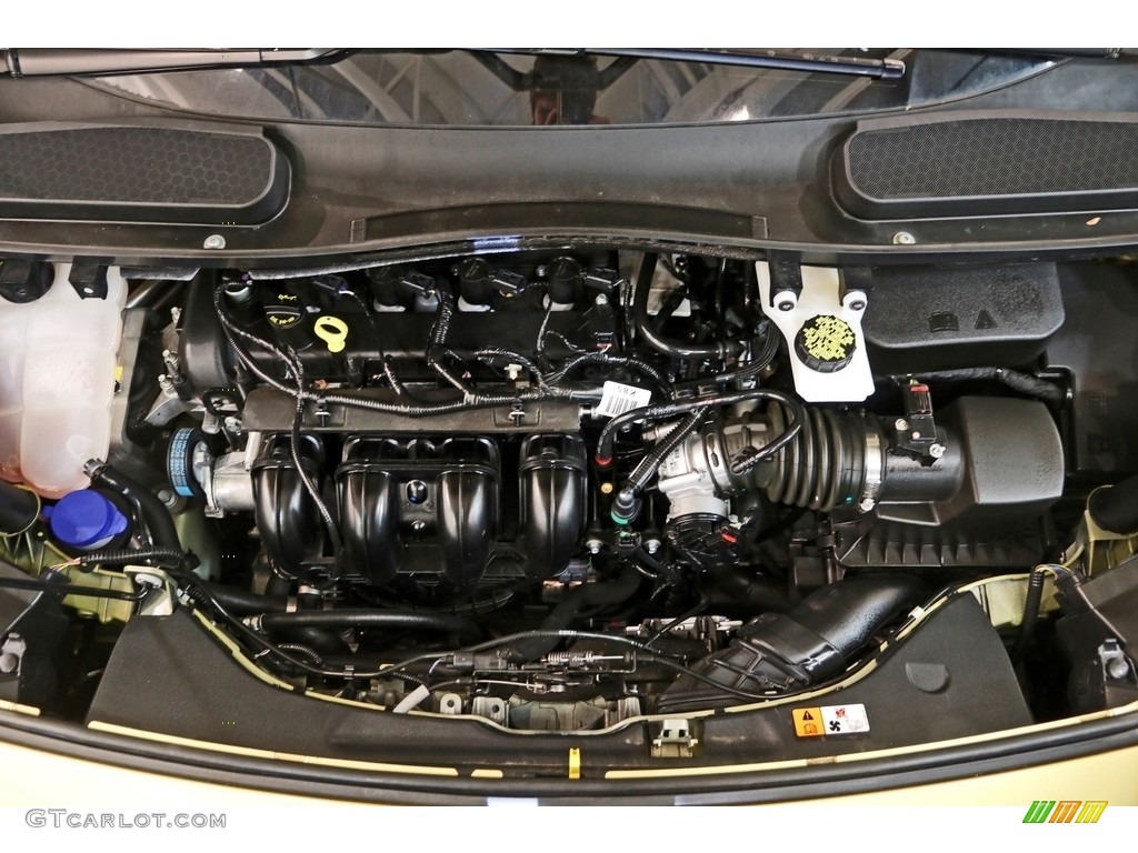 2017 Transit Connect XLT Wagon - Solar Yellow / Charcoal Black photo #26