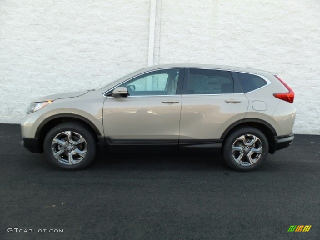 2018 CR-V EX AWD - Sandstorm Metallic / Ivory photo #6