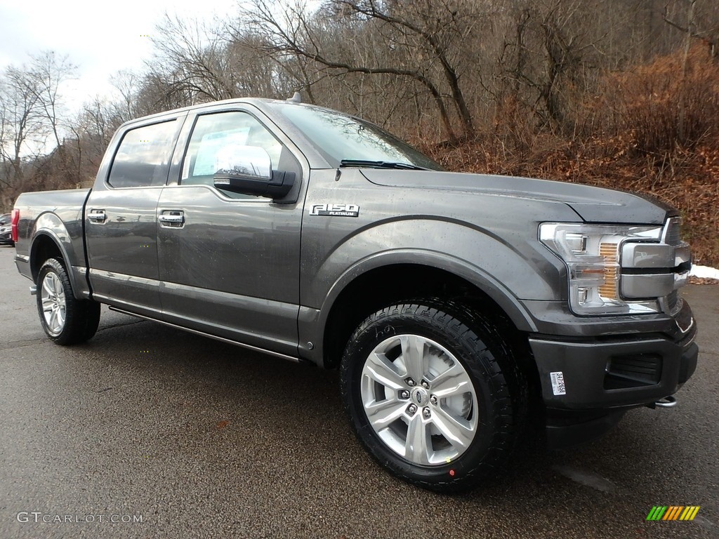 2018 F150 Platinum SuperCrew 4x4 - Magnetic / Black photo #8