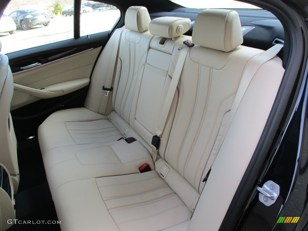 2017 5 Series 540i Sedan - Black Sapphire Metallic / Canberra Beige photo #13